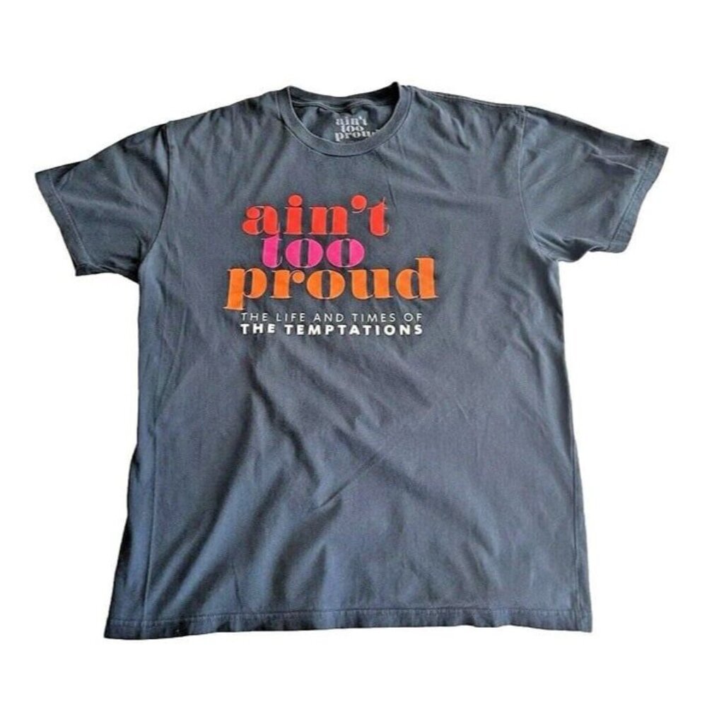 Tony Award Broadway Musical Sz L Ain't Too Proud Life Times Temptations T Shirt